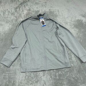 Bench Urbanwear Mens Full-Zip Jacket Size L Moisture-Wicking Gray a0027